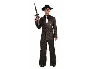 Gangster Gold Roaring 20's Capone Costume Adult Standard