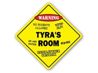 TYRA'S ROOM SIGN kids bedroom decor door children's name boy girl gift