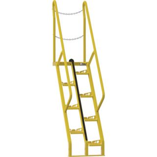 Vestil Alternating Tread Stairs   8 Steps, 56� Step Angle, Model# ATS 5 56