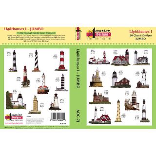 Amazing Designs Lighthouses I Jumbo Multi format Cd rom Software