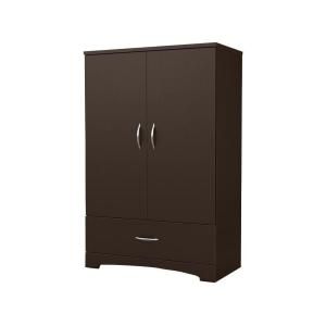 South Shore Furniture Step One 2 Doors Chest in Chocolate 3159037