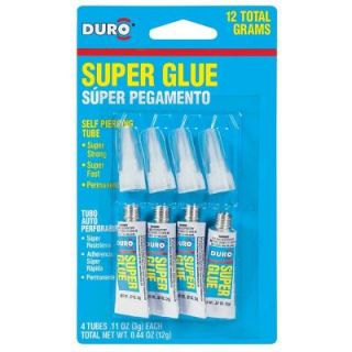 Duro Liquid Super Glues (4 Pack) 1400336