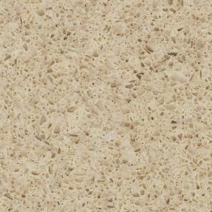 Solieque 4 in. x 4 in. Natural Quartz Vanity Finish Sample in Flaxen Fresco HS956 4X2RS314