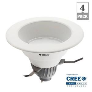 EcoSmart 6 in. 65W Equivalent Soft White (2700K) Dimmable LED Down Light with GU24 Base (4 Pack) ECO 575L GU24