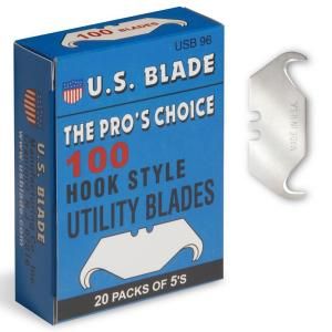 U.S. BLADE Heavy Duty Hook Blades (100 Pack) U 112 50