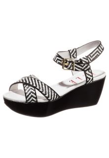 ELLE   IENA   Wedge sandals   black