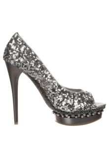 Roberta Farc Peeptoe heels   silver
