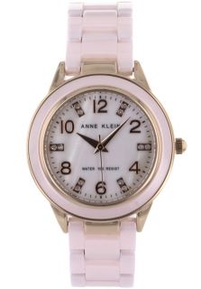 Anne Klein 10 9344RGLP  Watches,Womens Pink Mother of Pearl Dial Pink Ceramic, Casual Anne Klein Quartz Watches