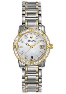 Bulova 98R107  Watches,Womens Marine Star Diamond Two Tone, Casual Bulova Quartz Watches