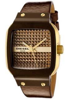 Diesel DZ5131  Watches,Womens Bronze Dial Shiny Brown Leather, Casual Diesel Quartz Watches