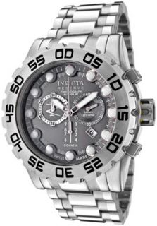 Invicta 0811  Watches,Mens Reserve Chronograph Grey Dial Stainless Steel, Chronograph Invicta Quartz Watches