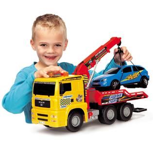 Dickie Toys Pump Action Tow Truck, 22 in.