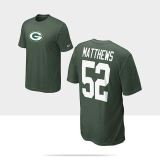 Nike Name and Number (NFL Packers / Clay Matthews) Mens T Shirt