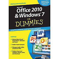 Office 2010 And Windows 7 For Dummies Training Series Traditional Disc