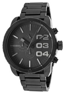 Men's Franchise Chrono Black IP Stainless Steel and Dial