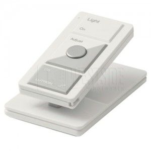 Lutron L PED1 WH Maestro Wireless Pico Remote Controller 1 Gang Portable Tabletop Stand   White