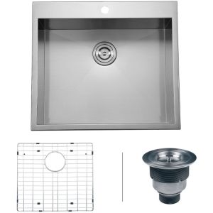 Ruvati RVH8010 Tirana Stainless Steel  Drop In Single Bowl Kitchen Sinks