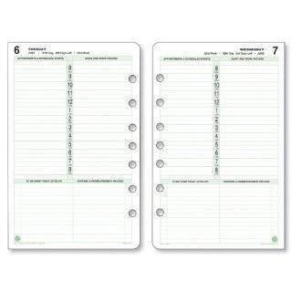  Day Timer Planner Refill, One Page per Day, 5 1/2 x 8 1/2 