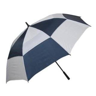 Windproof Umbrella with Large 64 inch Vented Canopy   Golf Size
