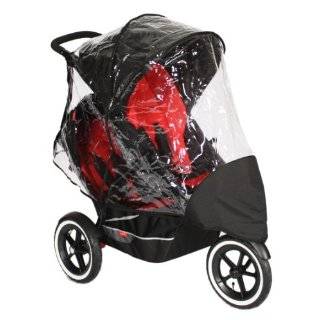 phil&teds Stormy Weather Cover for Double Classic or Explorer Stroller