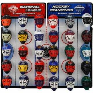 NHL Mini Goalie Mask Tracker / Standings Board