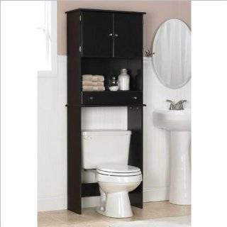 Ameriwood 5304045 Toilet Cabinet Over Commode Storage, Espresso