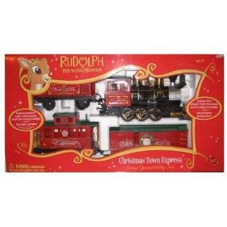   the Red Nose Reindeer Christmas Town Express Train Set Toys & Games