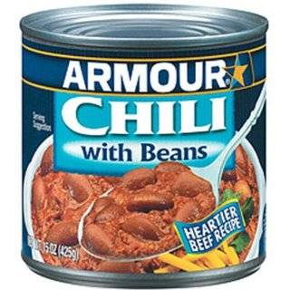 Armour Chili with Beans, Original Hot Western Style, 8 Ounce Packages 