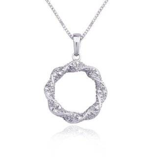   Amethyst, and White Diamond Flower Heart Pendant, 18 Jewelry