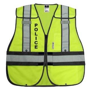  POLICE Blue REFLECTIVE Traffic Safety Vest *One Size Fits 