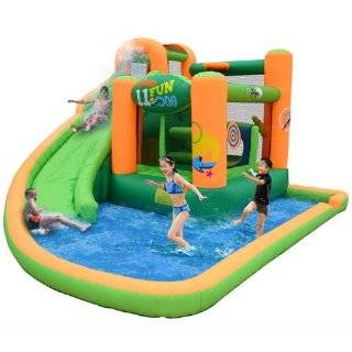 Kidwise Endless Fun 11 in 1 Inflatable Bounce House and Water Slide 