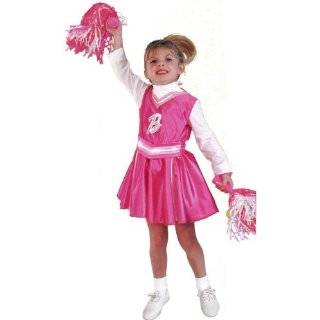  Child Deluxe Barbie Cheerleader Costume Toys & Games
