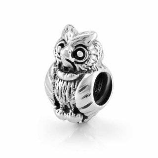   Owl Animal Bead   Pandora Chamilia Biagi Charm & Bracelet Compatible