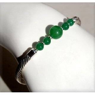 Bracelet David Yurman Look Aventurine Jade Bead stretch BR 74