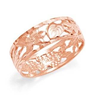  14k Rose Gold Band Ring   Size 6   JewelryWeb Jewelry