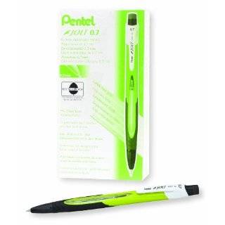 Pentel JOLT Automatic Pencil, 0.7mm, Light Green Accents, Box of 12 