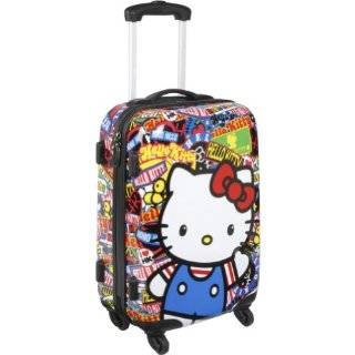 Loungefly Hello Kitty Hardsided Sticker Print Rolling Luggage