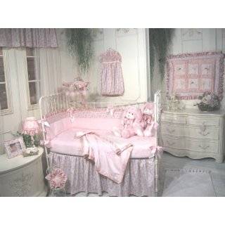 Jessica McClintock Baby Fairy Dust 5 Piece Crib Set   Pink and Cream