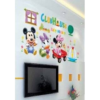 Large Mickey Mouse Club Minnie Mouse Wall Sticker Decal for Baby 
