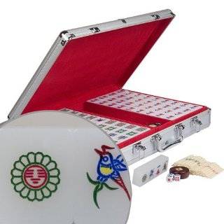  Chinese Mahjong Set with Large Bamboo Tiles Everything 