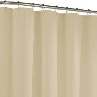 Maytex Fabric Shower Curtain Liner, Bone