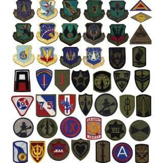 VINTAGE Army & Navy Military Patches (Subdued & Regular)