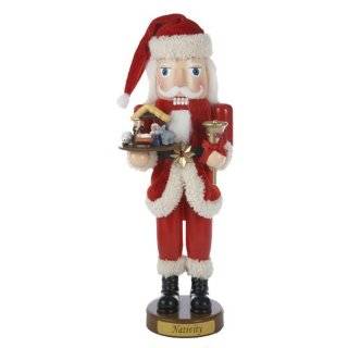   Adler Holly Wood *Candy Cane Nutcrackers* 3 Assorted 