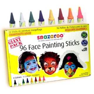 Make Hundreds of Facial Designs With This Set Of 96 Face Paint Sticks