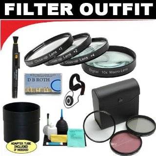 Piece Filter Kit Which Includes A +1 +2 +4 +10 Close Up Macro Filter 