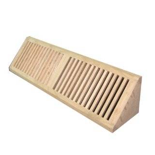Ennospace 18 Inch Red Oak Wood Baseboard Diffuser Unfinished