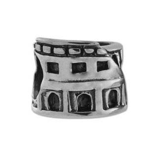   Coliseum of Rome Bead Sterling Silver fits European Charm Bracelet