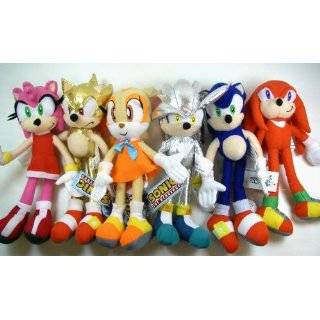 Sega Sonic the Hedgehog Plush Series   Collectors Set of 6 Characters 