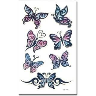  Glitter Enchanted Butterfly Tattoos #9 Clothing